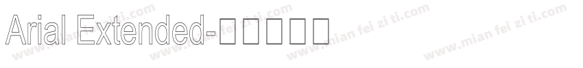 Arial Extended字体转换